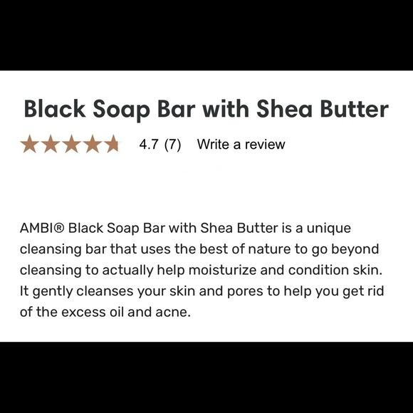 Ambi Black Soap with Shea Butter - Picture 7 of 10